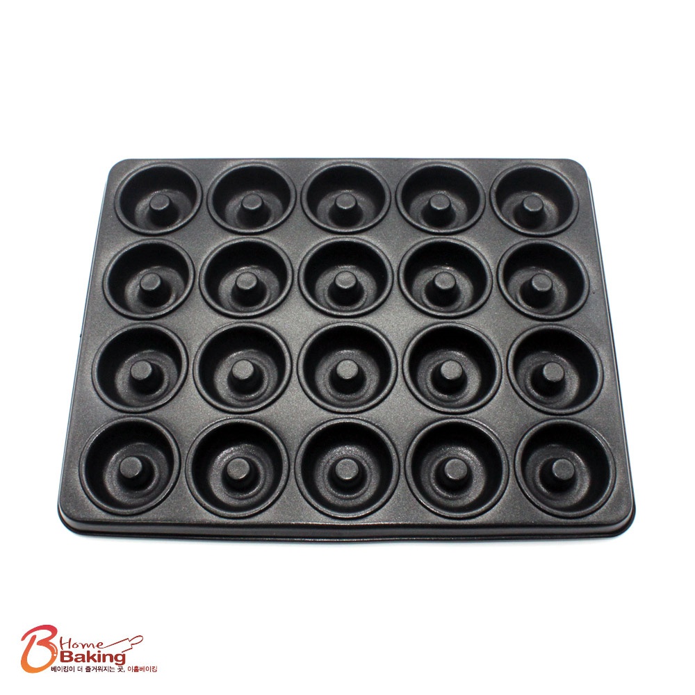 미니사바린틀20구 미니도넛팬 도너츠 제과제빵 오븐 DIY 베이커리도구 베이킹용품 티그레