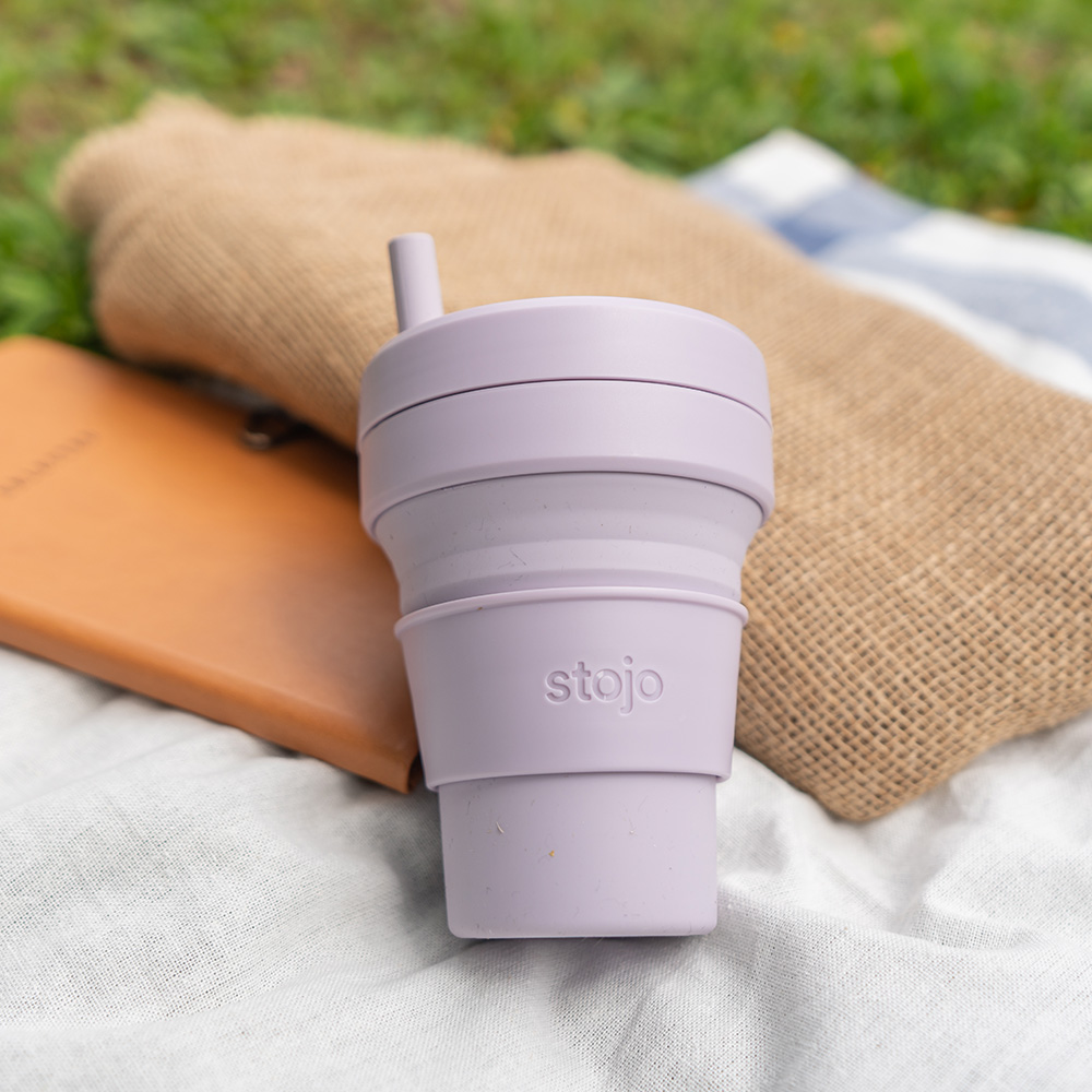 스토조 접이식 실리콘 텀블러 비기 컬렉션 470ml, 세이지 이미지 8