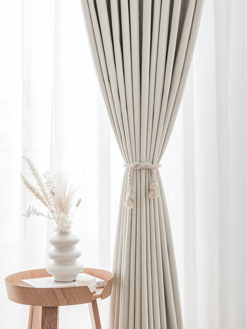 [맞춤커튼] 국내생산 형상기억 이음선없는 거실 안방 100%암막커튼 (8color)