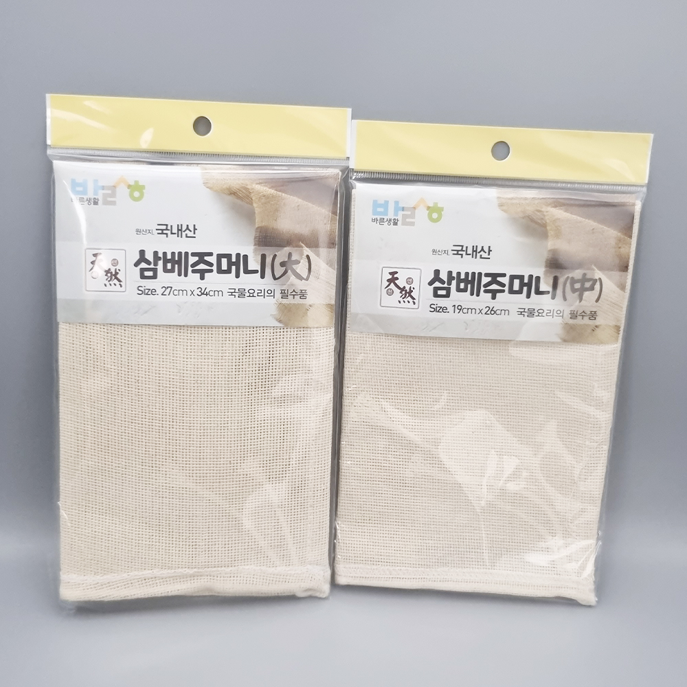 바른생활 삼베주머니 약제 국물 요리 육수 중 - 상품 이미지