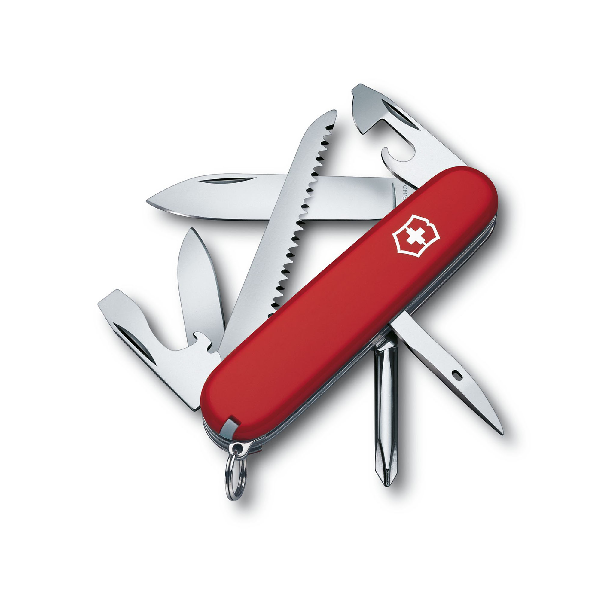 빅토리녹스 하이커 91mm 미디움 포켓 스위스 아미 나이프 레드 1.4613