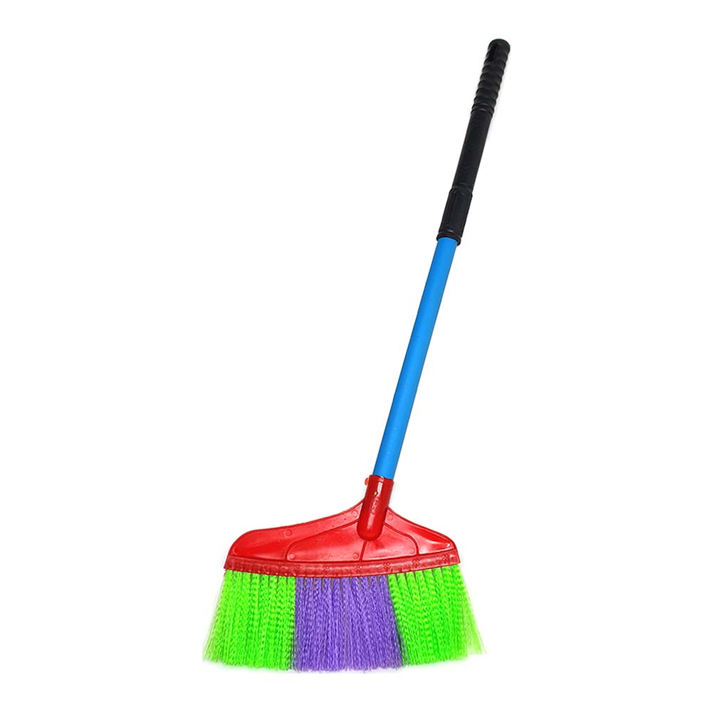청정비 롱청정비 타이탄비 롱타이탄비 나이론비 PVC 플라스틱 나일론 긴 빗자루 - 상품 이미지