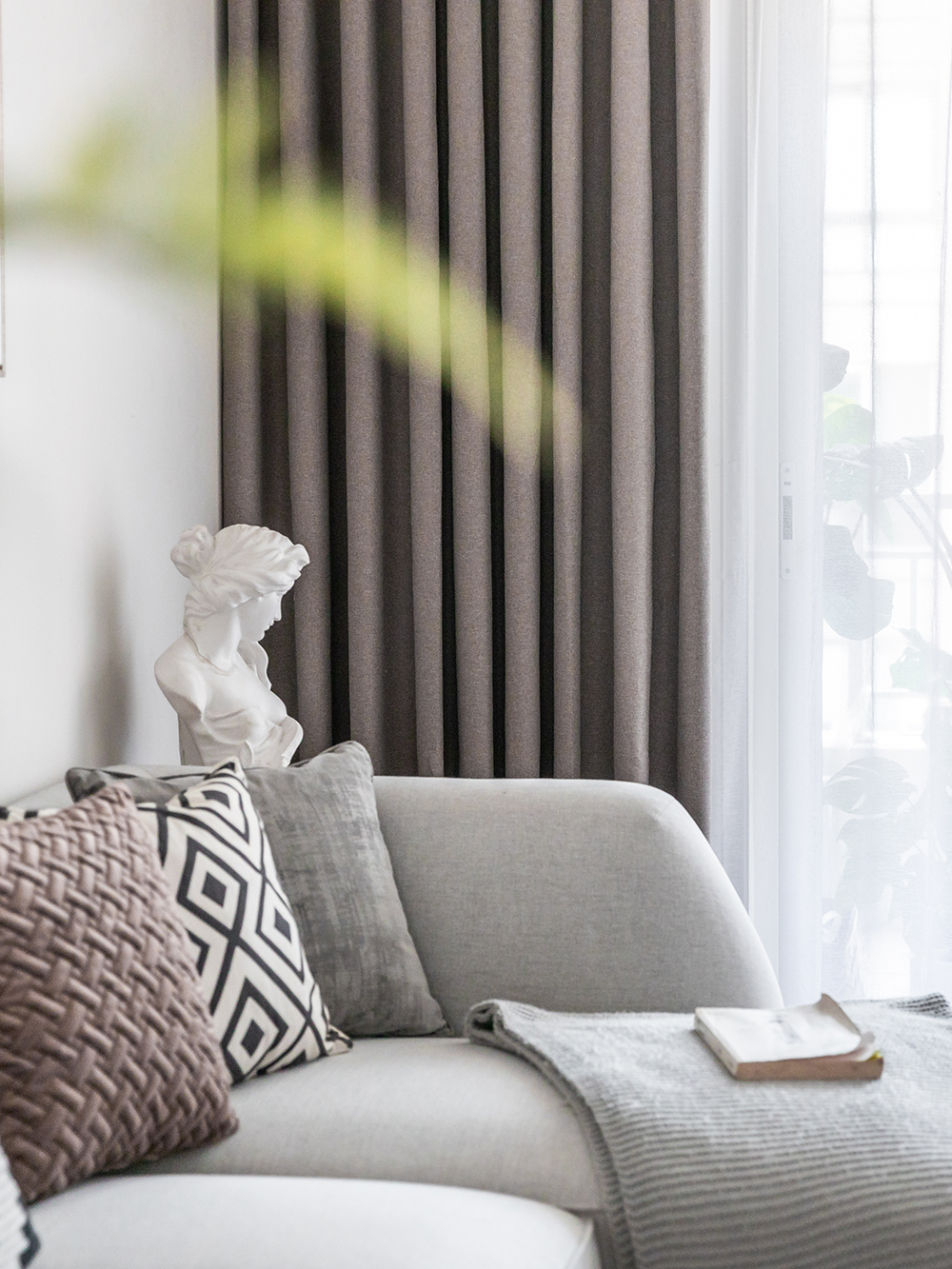 [맞춤커튼] 국내생산 형상기억 이음선없는 거실 안방 100%암막커튼 (8color)