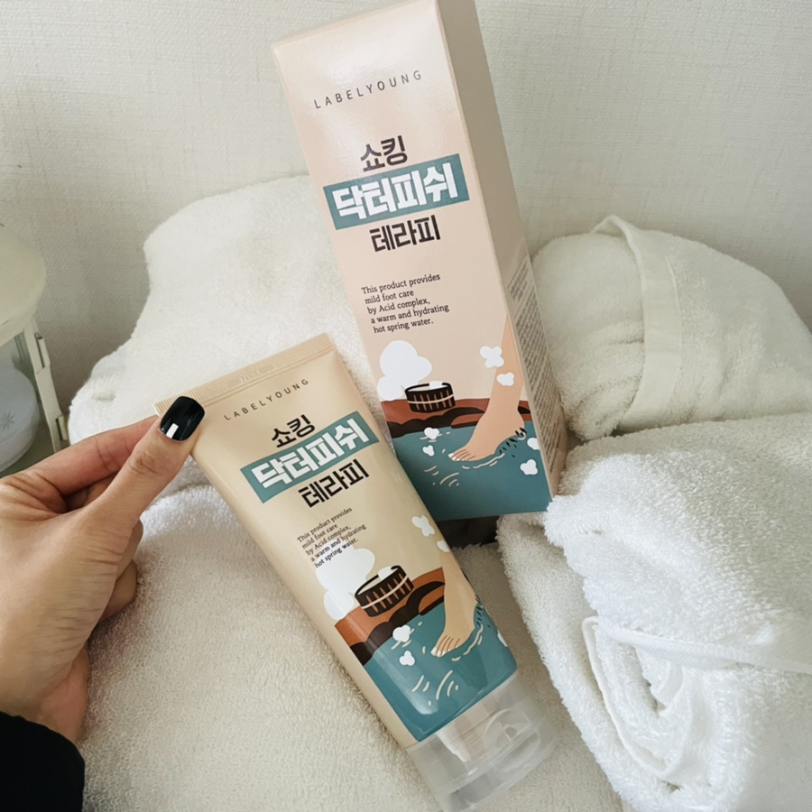 라벨영 쇼킹닥터피쉬테라피 200ml 풋필링젤 발스크럽제 발 뒤꿈치 각질 거친발 매끈 관리 - 상세 이미지 2