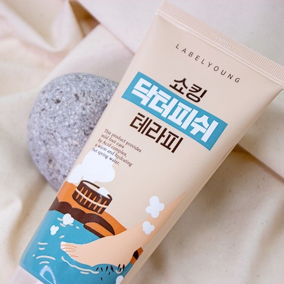 라벨영 쇼킹닥터피쉬테라피 200ml 풋필링젤 발스크럽제 발 뒤꿈치 각질 거친발 매끈 관리 - 상세 이미지 3