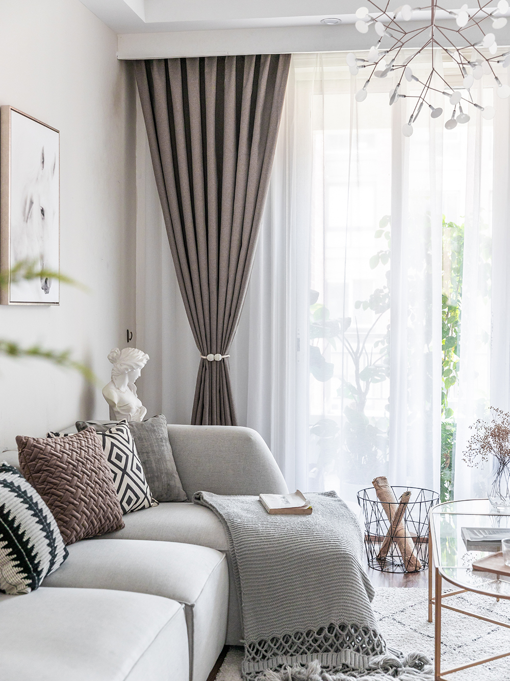 [맞춤커튼] 국내생산 형상기억 이음선없는 거실 안방 100%암막커튼 (8color)