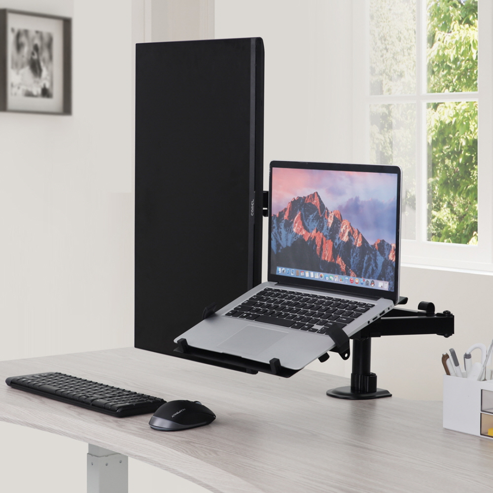 폴타입 노트북용 듀얼 모니터암 FMA-2RT