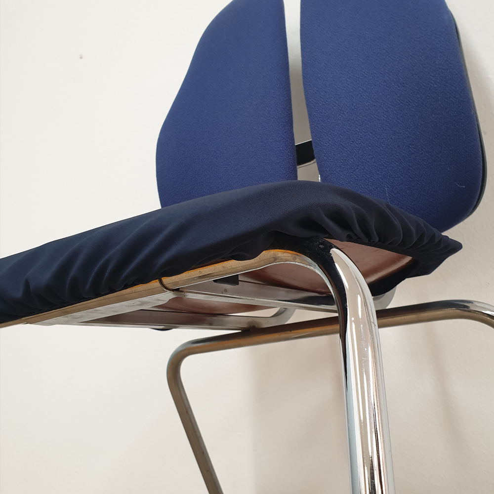 더퍼 사무용 의자 등받이 커버 보풀 방지, 고탄력 고무밴딩