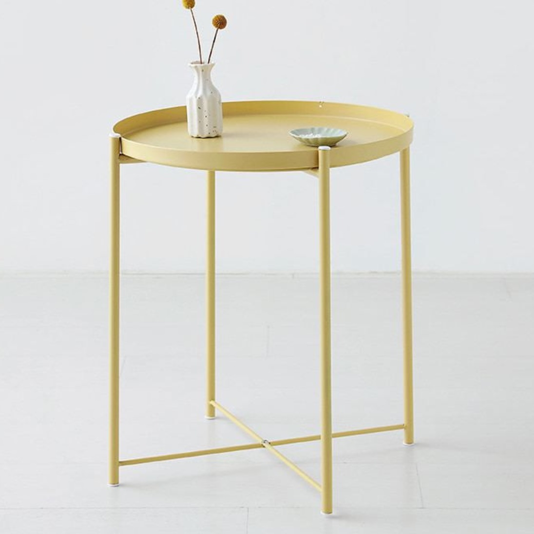 얇은 테이블 소파 틈새 선반 슬림 테이블 높은 사이드 테이블 