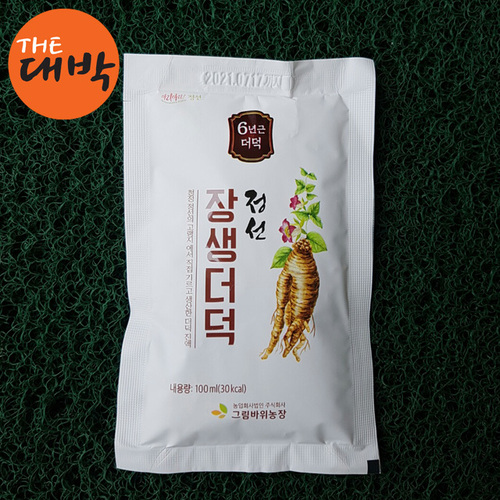 강원도 정선 6년근 장생더덕즙 100ml x 30포 선물용 - 상세 이미지 5