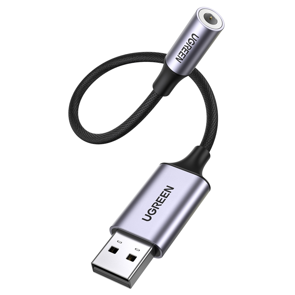 유그린 USB 외장형 케이블타입 사운드카드, CM477