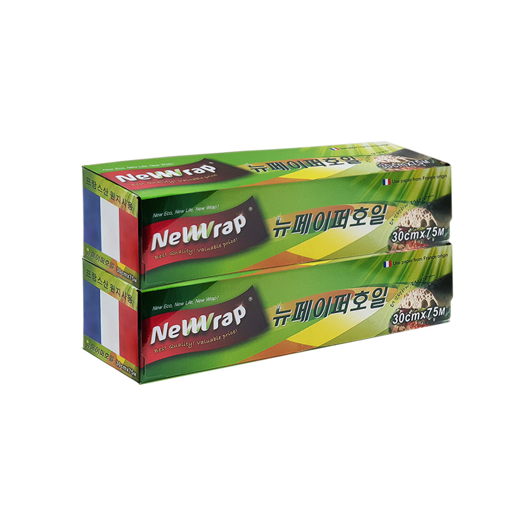 뉴랩 뉴페이퍼 종이호일 30cm x 75m 2개입