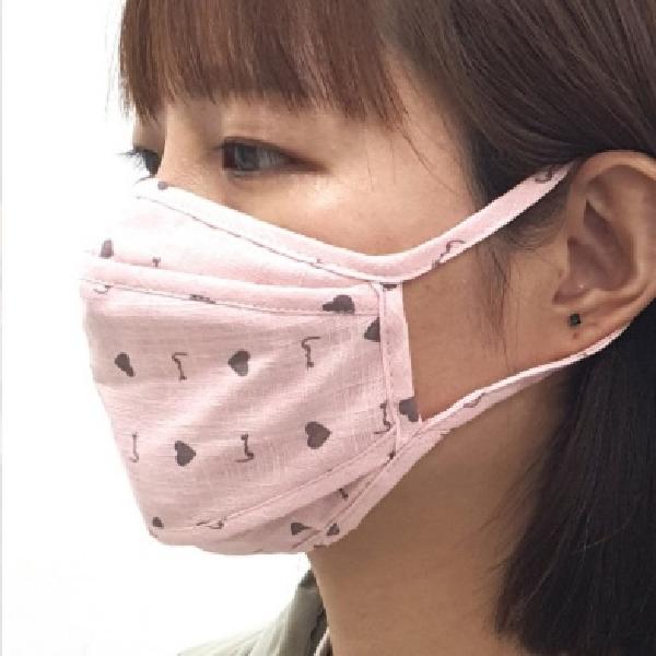 꽃마스크 커스텀 무늬 마스크 반영구 그림 디자인 마스크 A형 - 상품 이미지