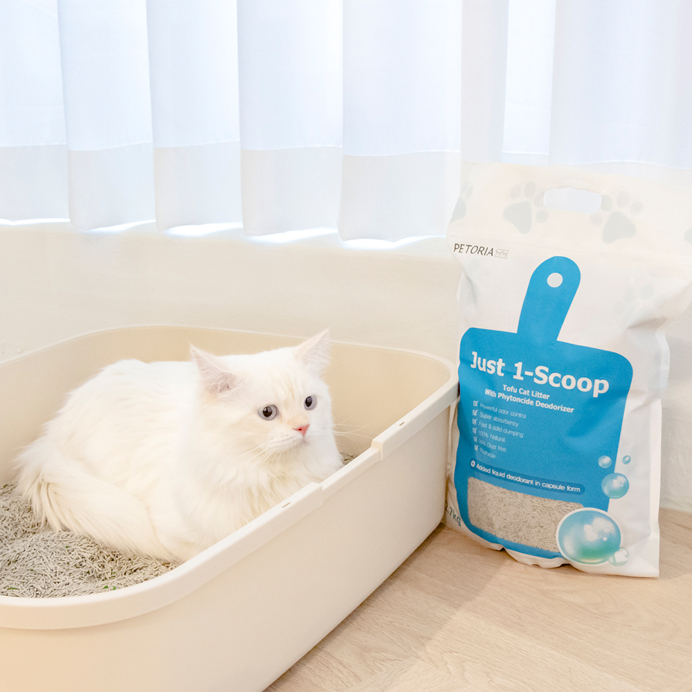한삽뚝딱 저스트원 피톤치드 탈취 캡슐 고양이 두부모래 2.7kg, 1개 - 상세 이미지 4