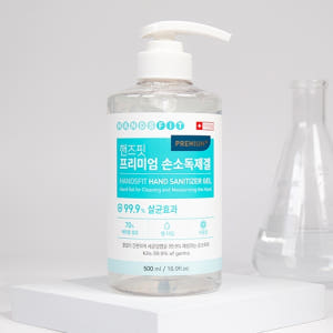 핸즈핏 프리미엄 손소독제 500ml 의약외품 겔타입 솔직 후기 | 피부 타입별 분석 - 상품 이미지 1