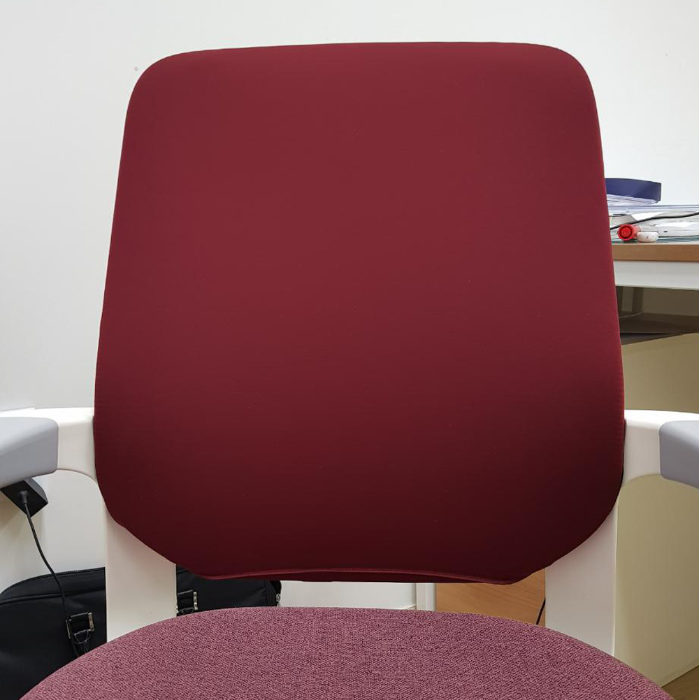 더퍼 사무용 의자 등받이 커버 보풀 방지, 고탄력 고무밴딩