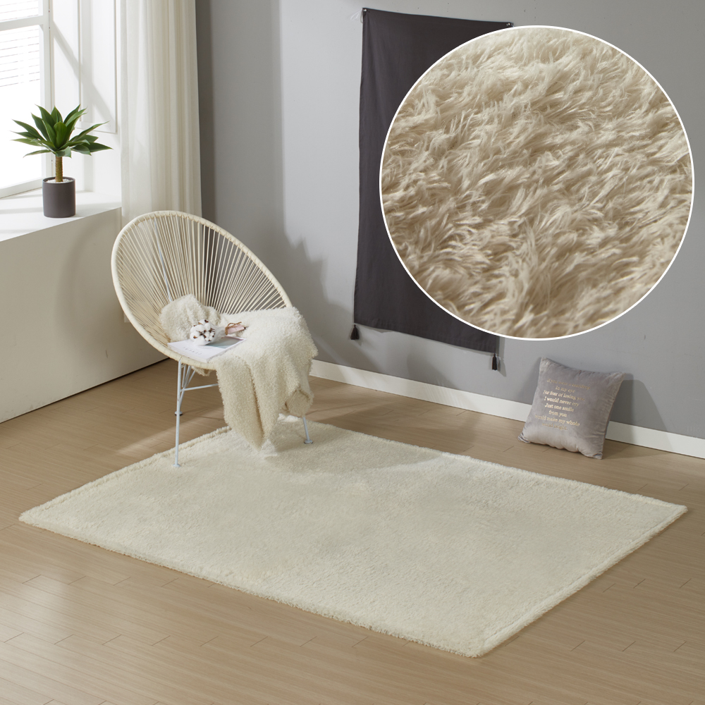 니두스 거실카페트 먼지없는 대형 미니 두꺼운 워셔블 장모 거실 극세사 러그