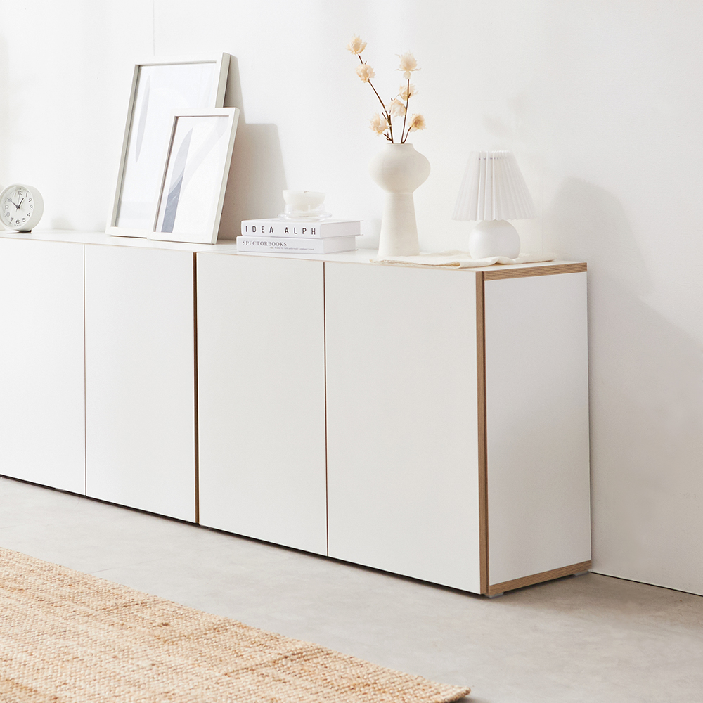 사무실수납장 올문장 2단 800 슬림 사무용책장 서류장 사무실책장 화이트에지