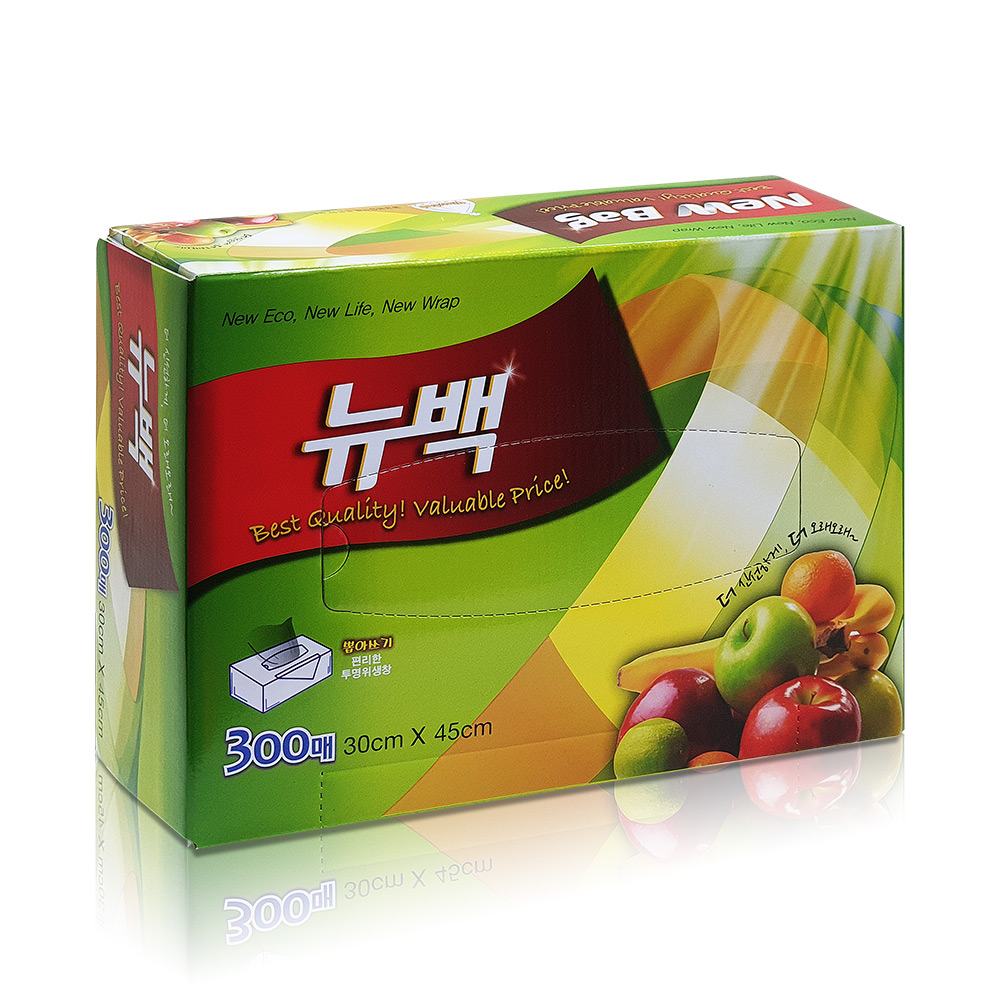 뉴랩 뉴백 대 30cm x 45cm 300매 위생백 일회용 비닐 롤백 대용량 - 상품 이미지