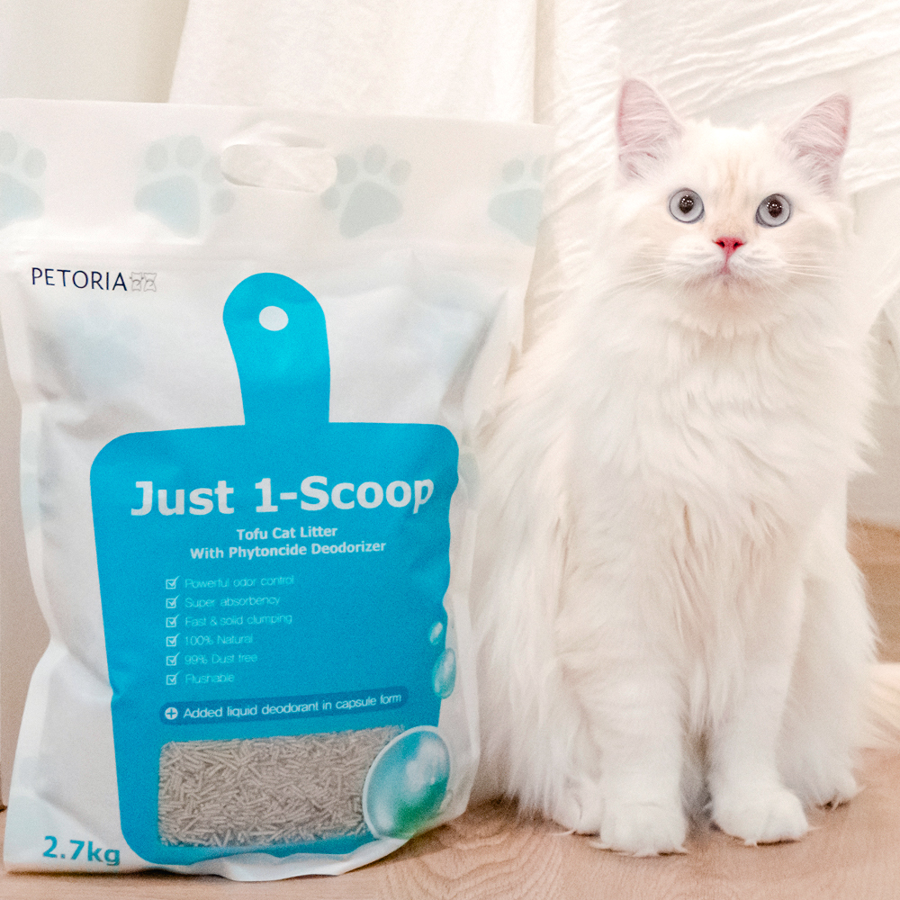 한삽뚝딱 저스트원 피톤치드 탈취 캡슐 고양이 두부모래 2.7kg, 1개 - 상세 이미지 5