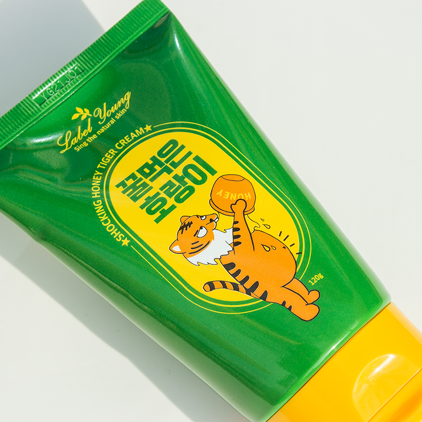 라벨영 속건조케어/피부진정+유수분 밸런스조절/꿀먹은호랑이크림/수분보습영양 마데카(시카)크림 이미지 2