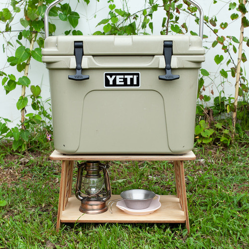 버터 네츄럴 쿨러 스탠드 캠핑 미니 테이블 받침대