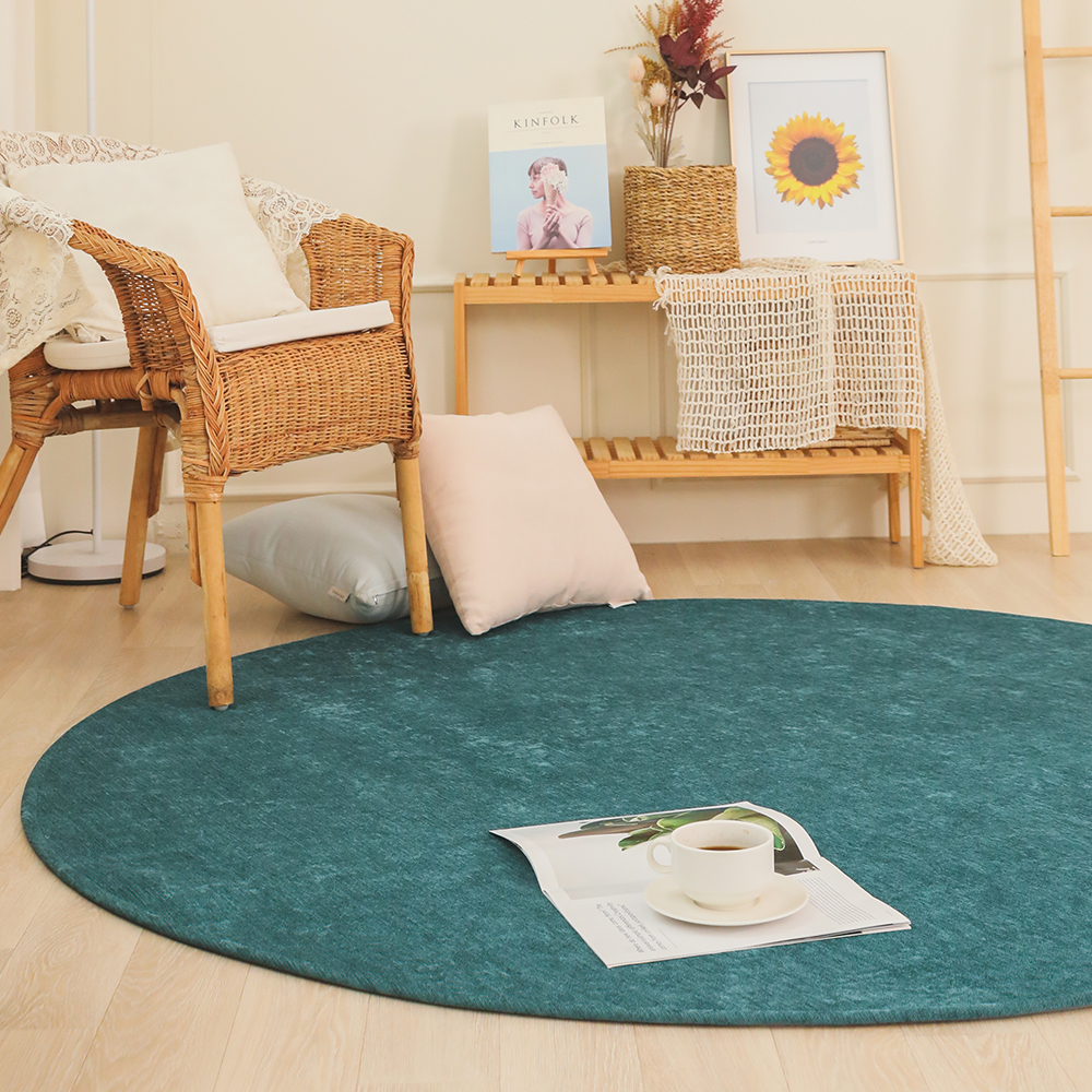 방수 원형 러그 바닥 미니 원형카페트 170