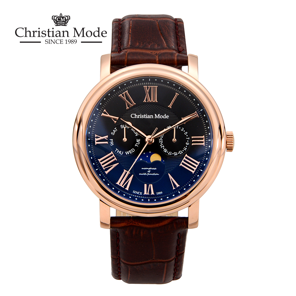 멀티 문페이즈 메탈 가죽 손목 커플시계 20종 - 상세 이미지 4