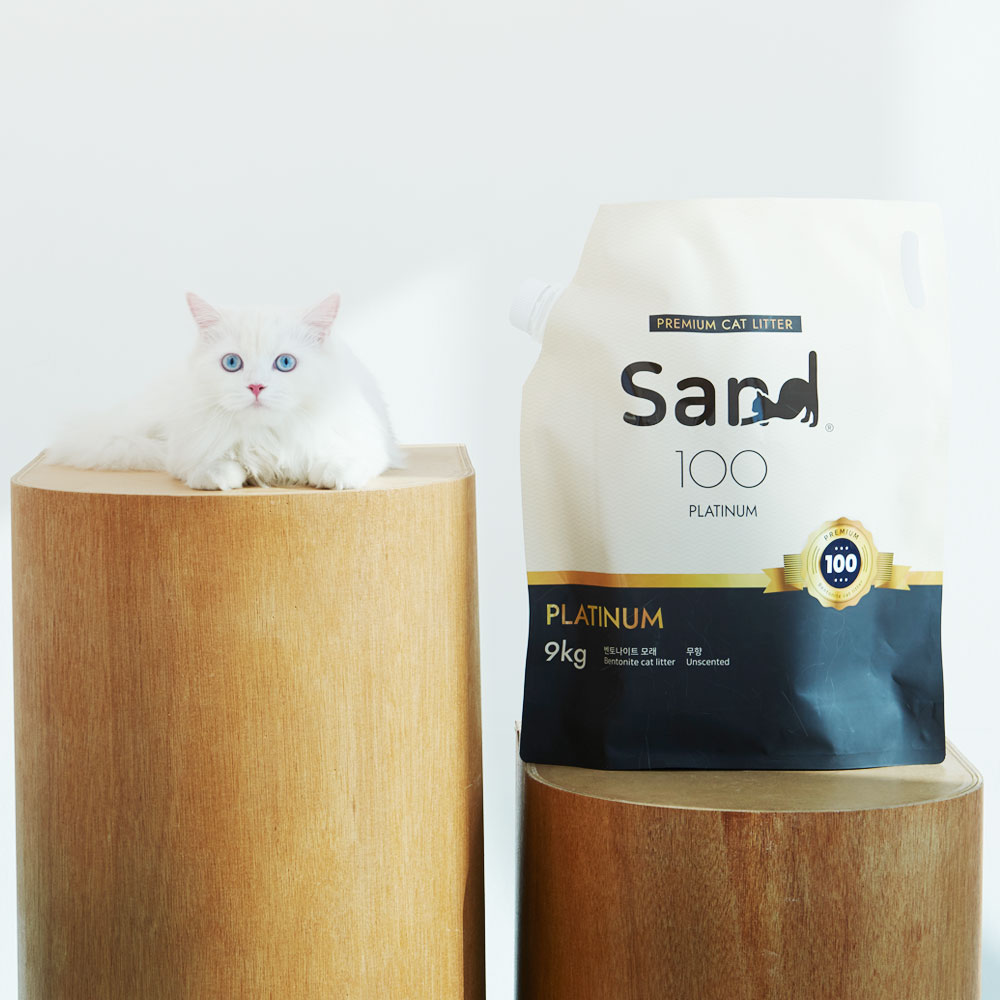 샌드백모래 플래티넘 벤토나이트 고양이모래 9kg, 1개 - 상세 이미지 2