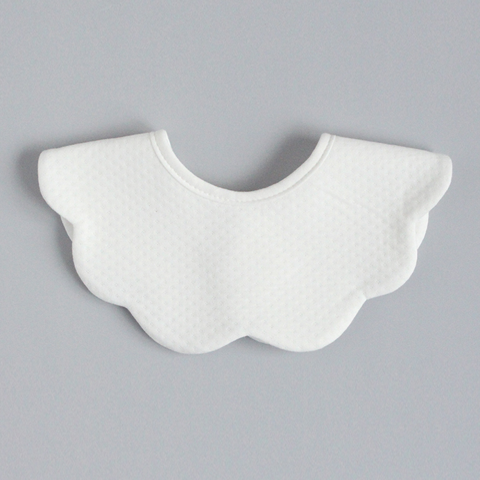 [바니블라썸] 턱받이 아기 빕 신생아 유아 이유식턱받이 침받이 초코무지(빅롤링)