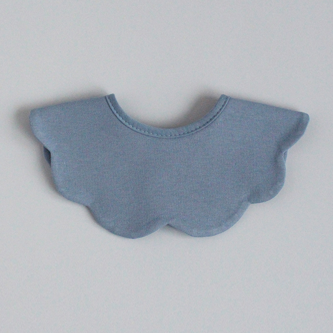 [바니블라썸] 턱받이 아기 빕 신생아 유아 이유식턱받이 침받이 초코무지(빅롤링)