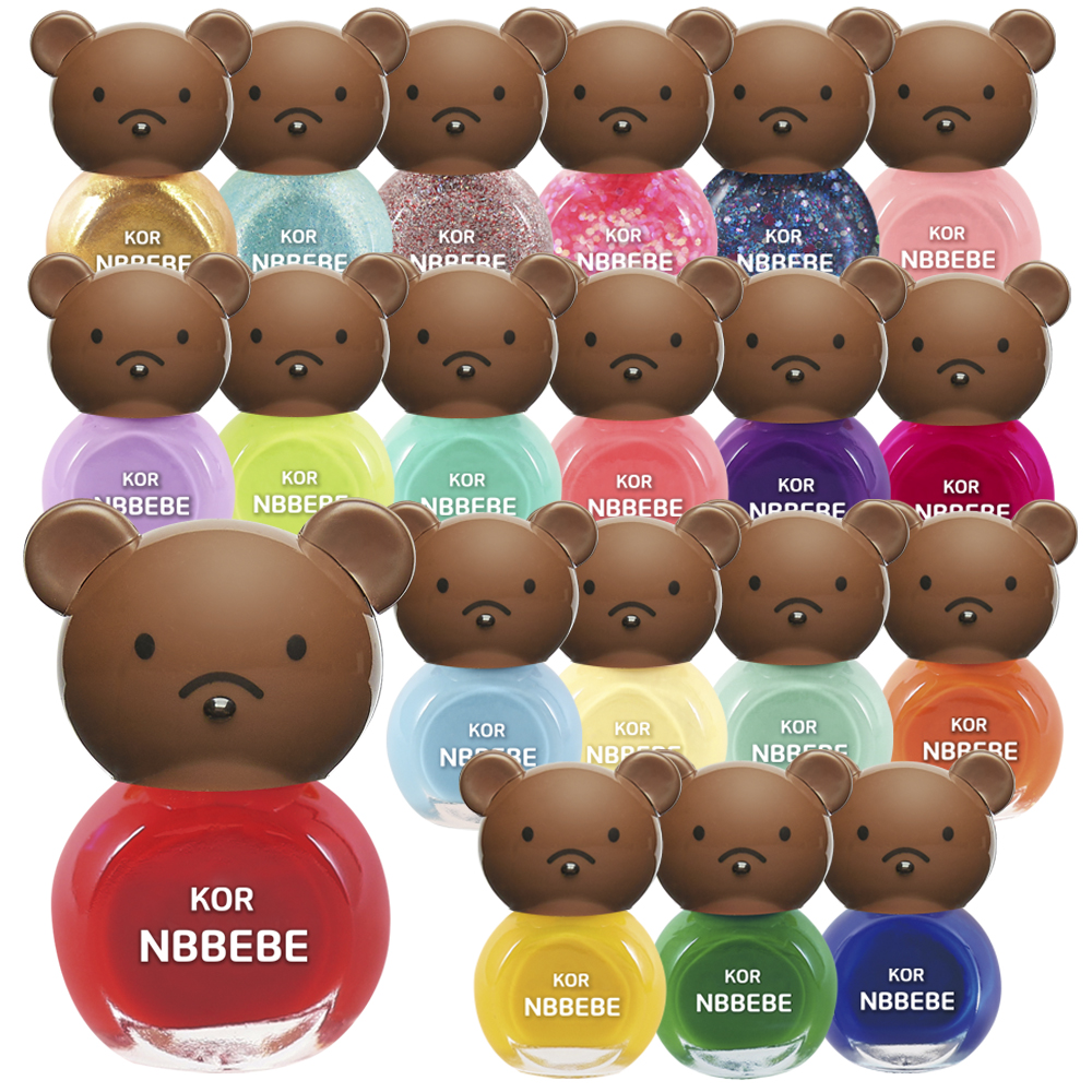 엔비베베 유아매니큐어 성분안심 물로 만든 어린이매니큐어 조카선물 제품 이미지