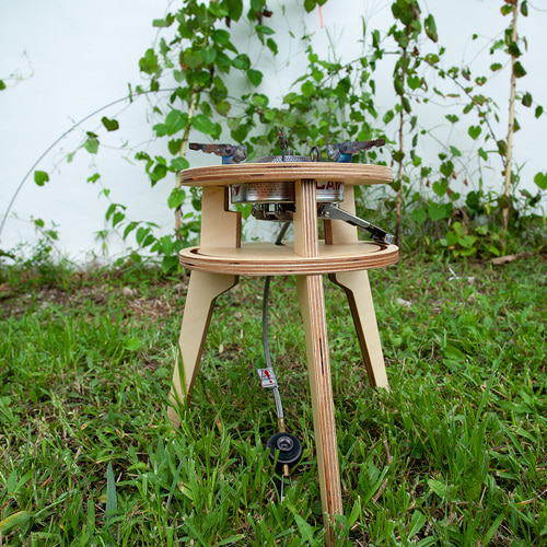 중원 코베아 캠프원+플러스 버너 그리들 거치대 35cm