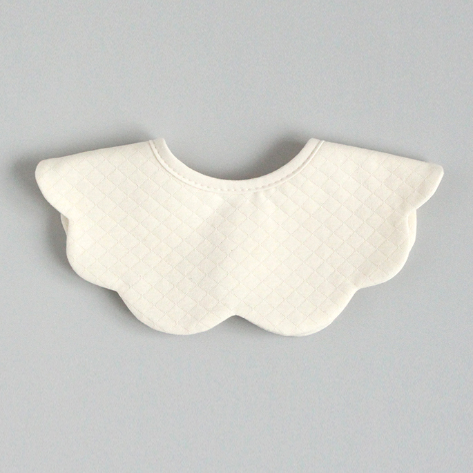 [바니블라썸] 턱받이 아기 빕 신생아 유아 이유식턱받이 침받이 초코무지(빅롤링)