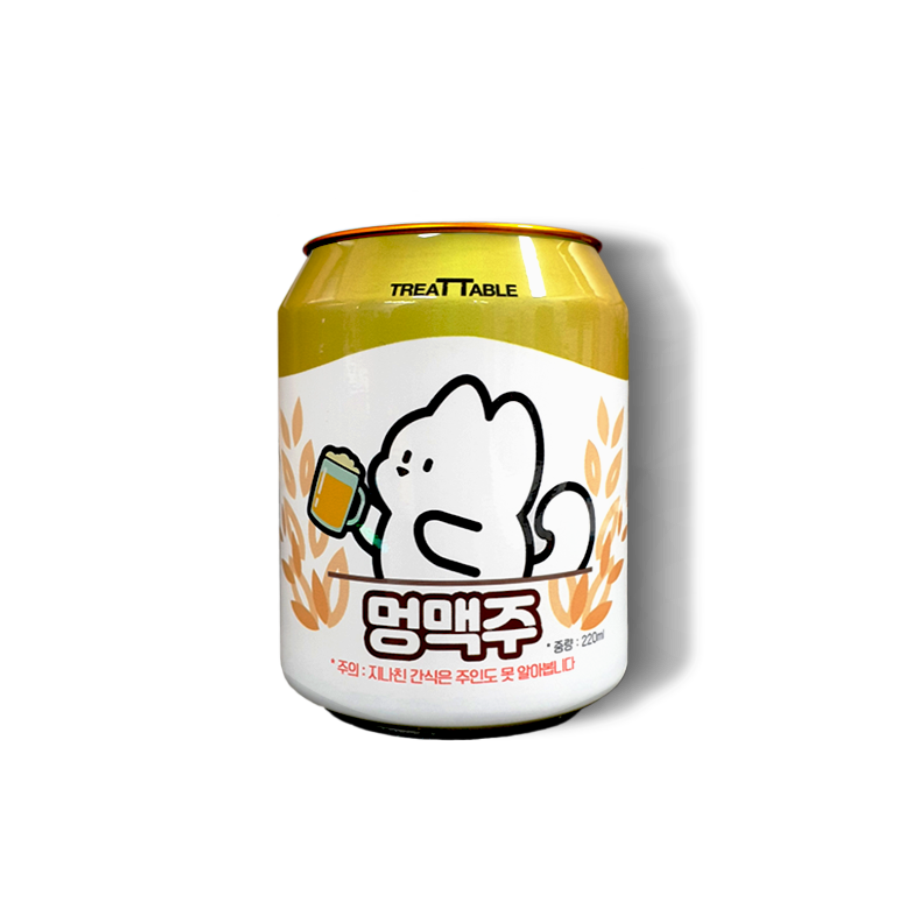 트릿테이블 강아지술 멍맥주 캔 220ml - 상품 이미지