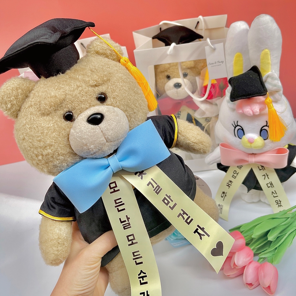 학사모 테드 화환 인형꽃다발 졸업식 유치원 인형선물세트 이미지 8