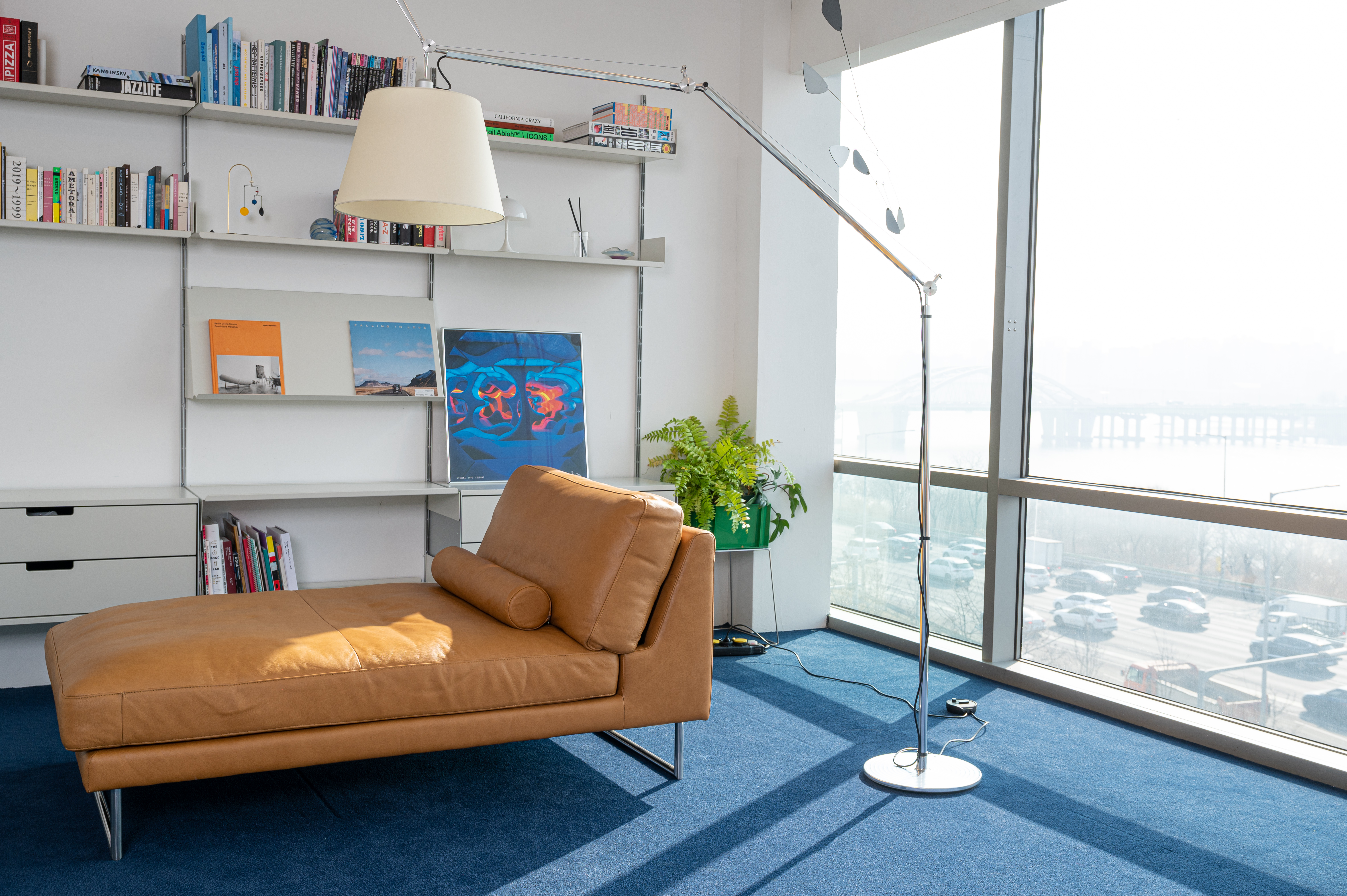 이태리 네추럴 천연 소가죽 데이베드 소파 단독상품