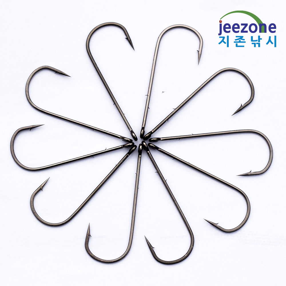 스트레이트훅 다운샷바늘 광어바늘 옵셋훅 광어훅 벌크 - 상품 이미지
