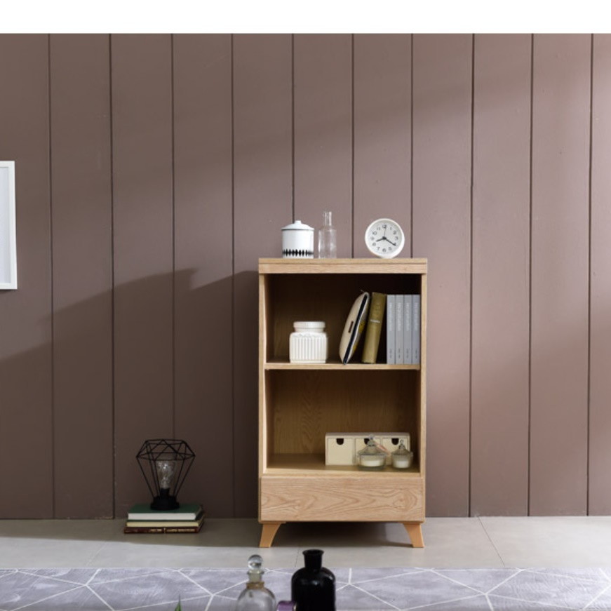 낮은 장식장 소형 미니 진열장 틈새 장식장 작은 나무 장식장