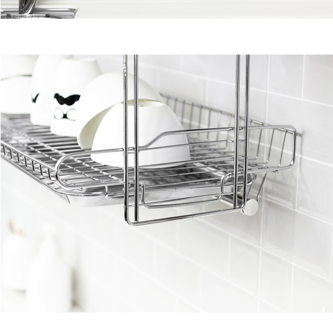 상부장 걸이형 식기건조대 선반형 찬장 싱크대 부착형 식기건조대 800