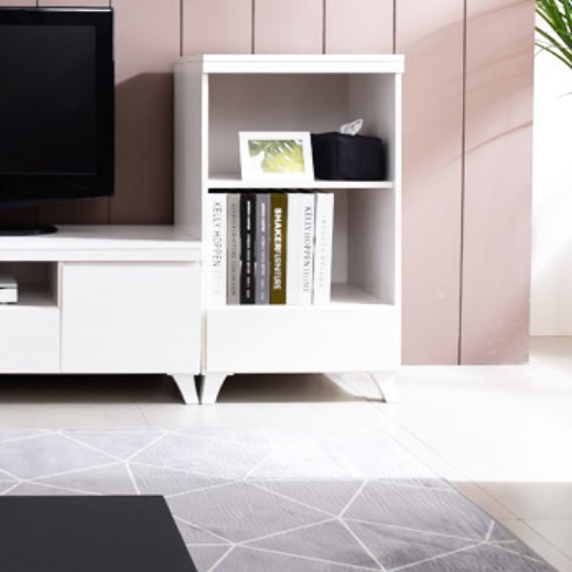 낮은 장식장 소형 미니 진열장 틈새 장식장 작은 나무 장식장