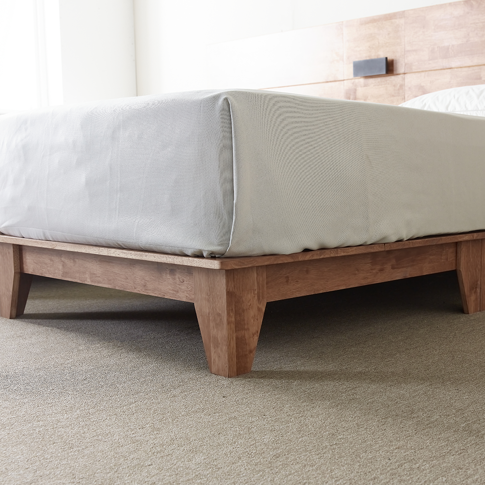 슬립퍼 마루 신혼 부부 트윈 원목 호텔 침대 프레임 LK 라지킹 A타입 H150