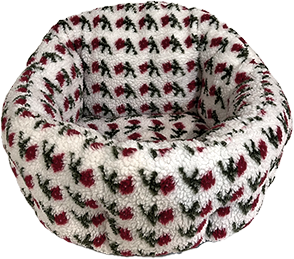 가티가티 고양이방석 쿠션 강아지 화이트로즈