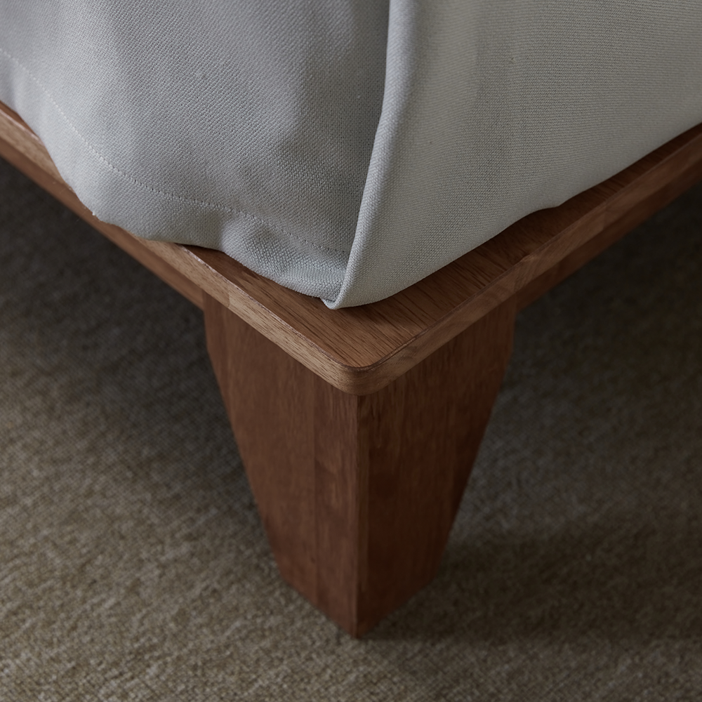 슬립퍼 마루 신혼 부부 트윈 원목 호텔 침대 프레임 LK 라지킹 A타입 H150