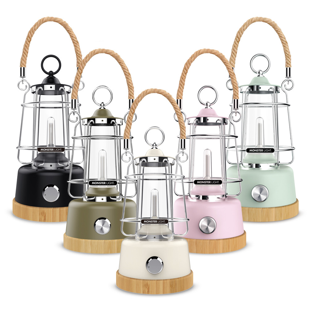 몬스터라이트 클래시카 감성캠핑랜턴 충전식 2900mAh 호롱불 무드등 램프 LED조명
