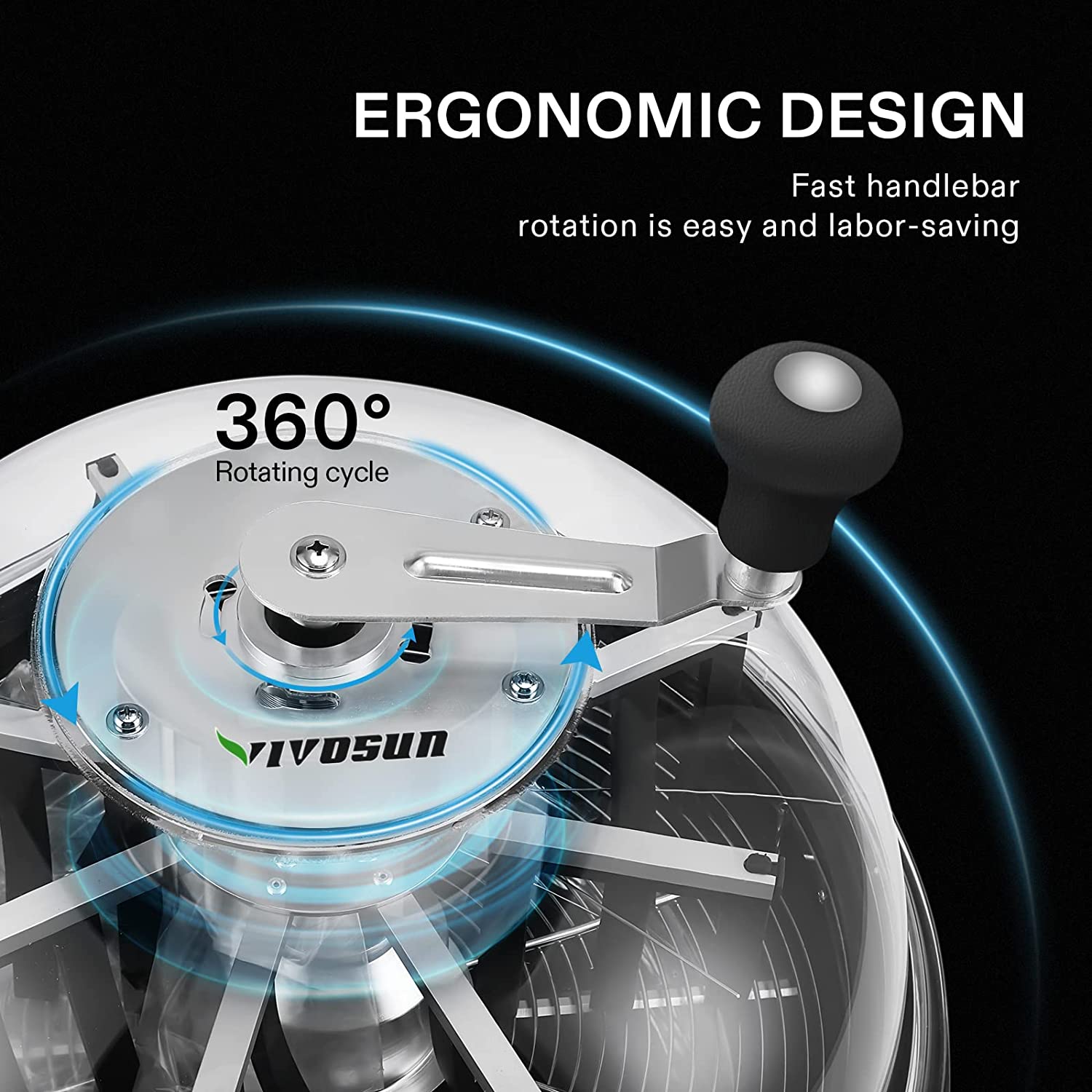 VIVOSUN Bud Leaf Bowl Trimmer 손잡이