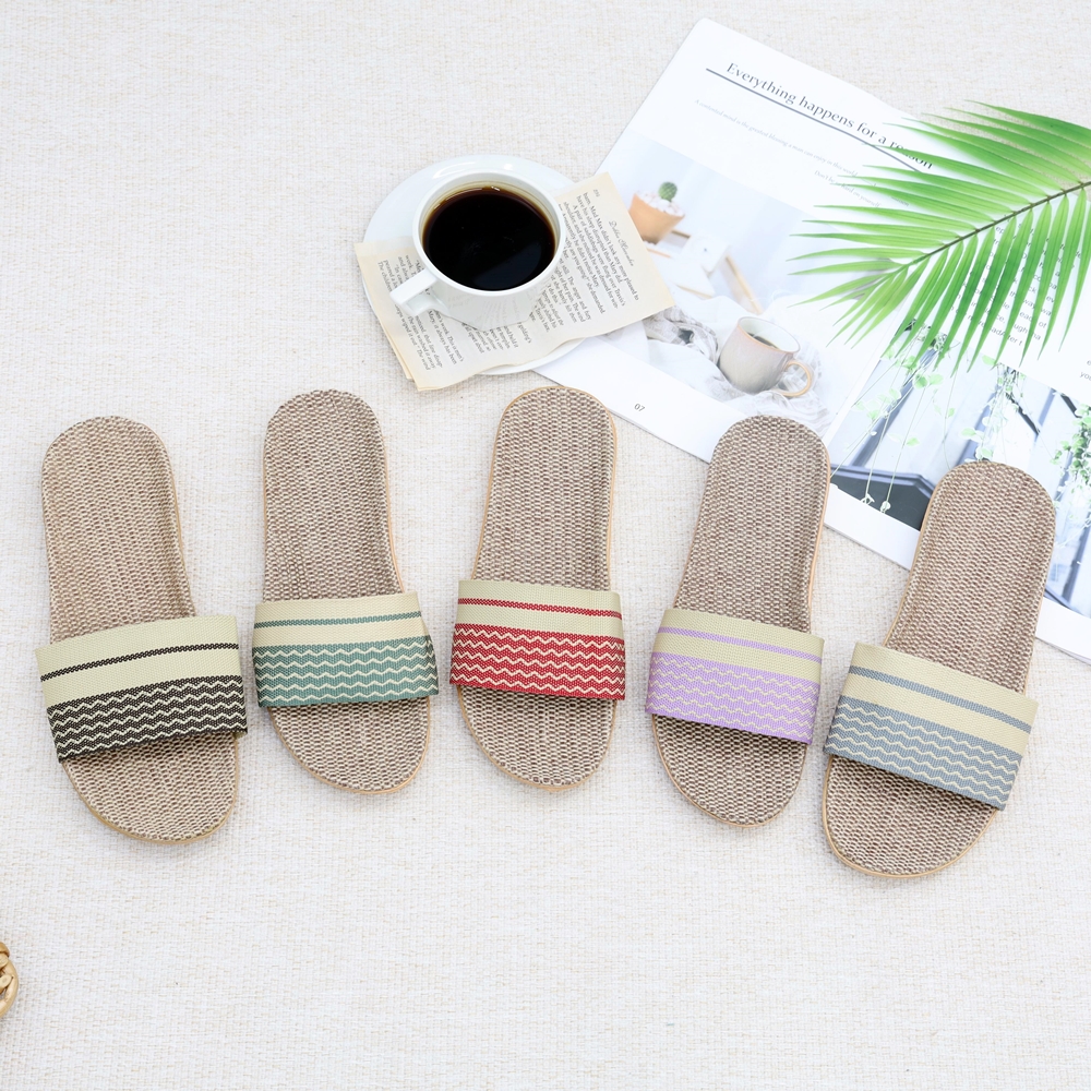 층간소음 실내화 커플 실내 거실 슬리퍼 발편한 여름 거실화 라탄 eva 룸슈즈 투톤 베이직 레드