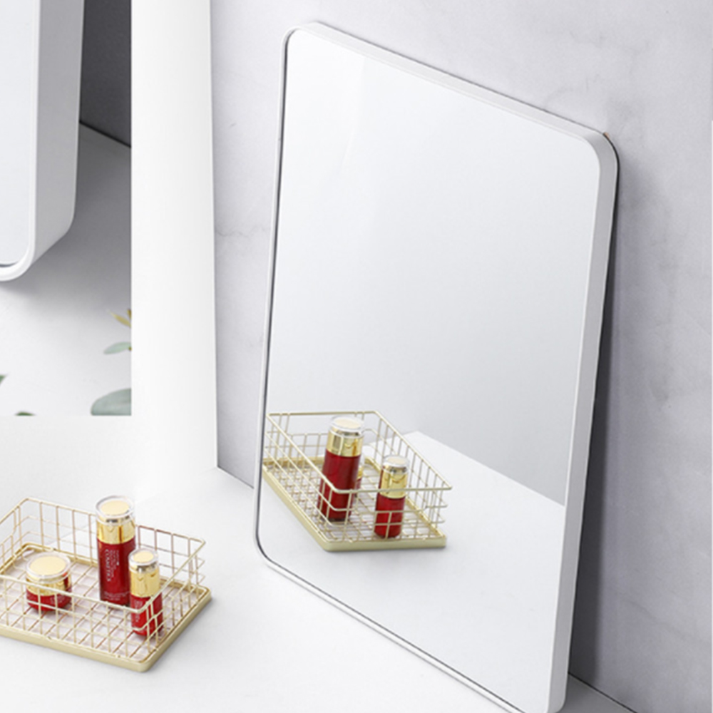 무타공 붙이는거울 사각 인테리어 화장대거울 40X50 벽걸이 현관 디자인 욕실거울