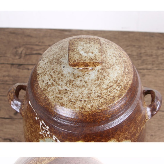 도자기 쌀통 항아리 쌀 벌레안생기는 쌀독 10 kg 해바라기 - 상세 이미지 5