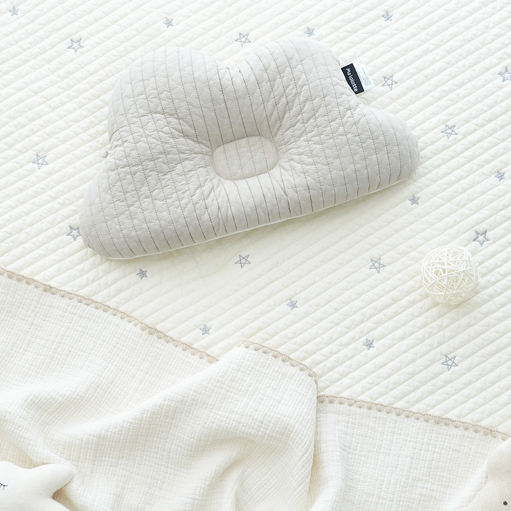 마롤로뜨 아기 베개 100수 누빔 구름 유아 짱구 신생아